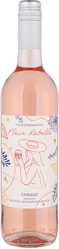 Fleur Rebelle Rosé Øko 2025 – Økologisk Rosévin fra IGP Pays d’Oc – 4RC vine Fleur Rebelle Rosé Øko 2025 – Økologisk Rosévin fra IGP Pays d’Oc